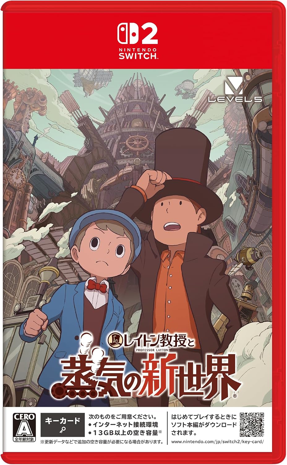 NS2/ NS 雷頓教授與蒸氣新世界 | Professor Layton and the New World of Steam (日版)