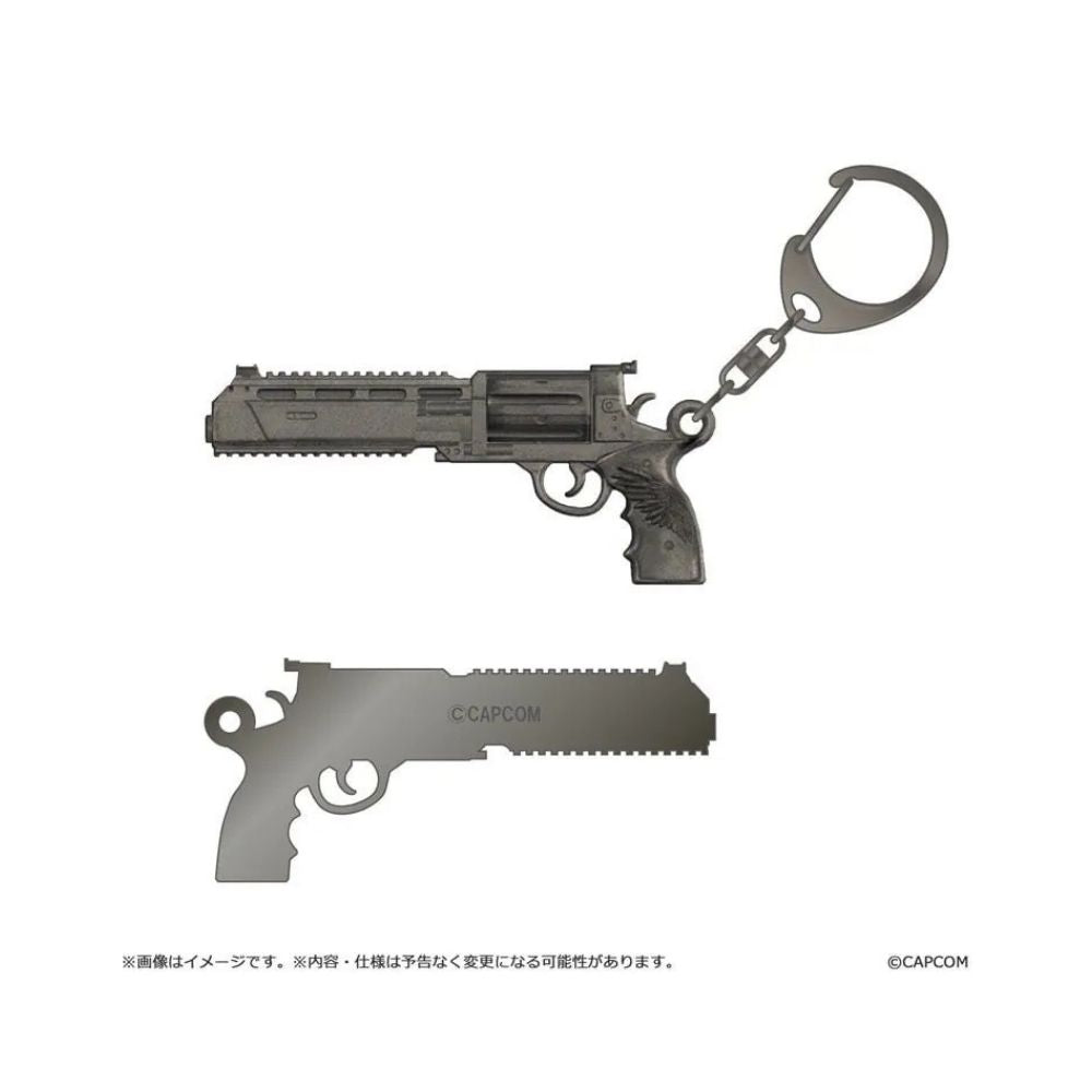 CAPCOM 原裝 Biohazard 9 生化危機 鑰匙扣 (安魂曲/ 浣熊市告示牌)