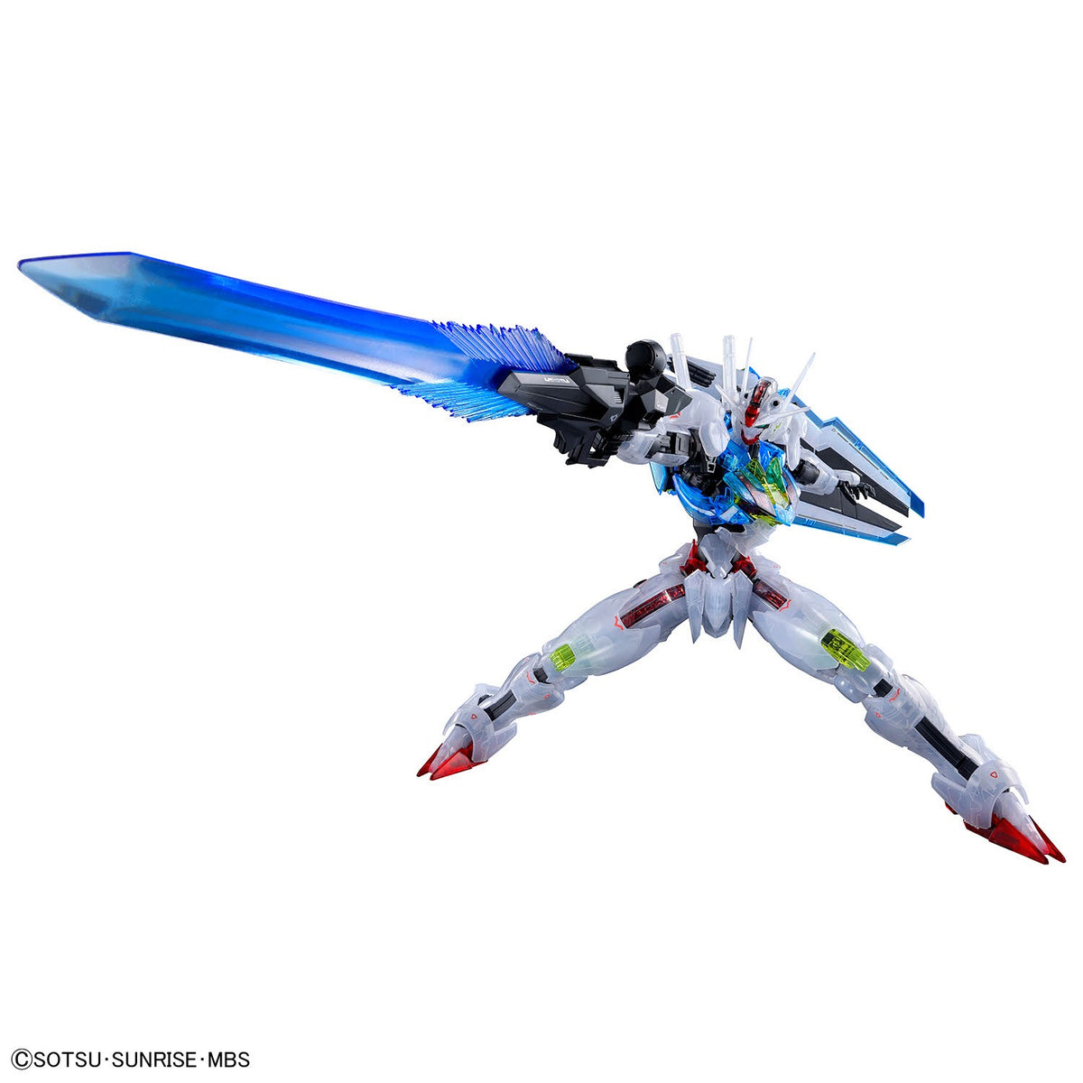 BANDAI FM 1/100 水星之魔女 風靈高達模型 (彩色透明版) [GUNDAM BASE 限定版]-10