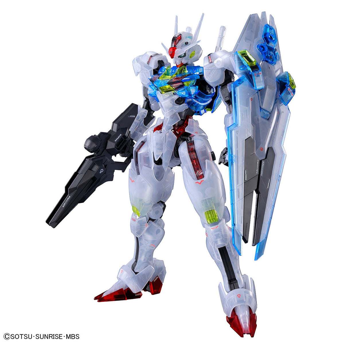 BANDAI FG 1/100 Gundam Aerial (Clear Color) [Gundam Base Limited]