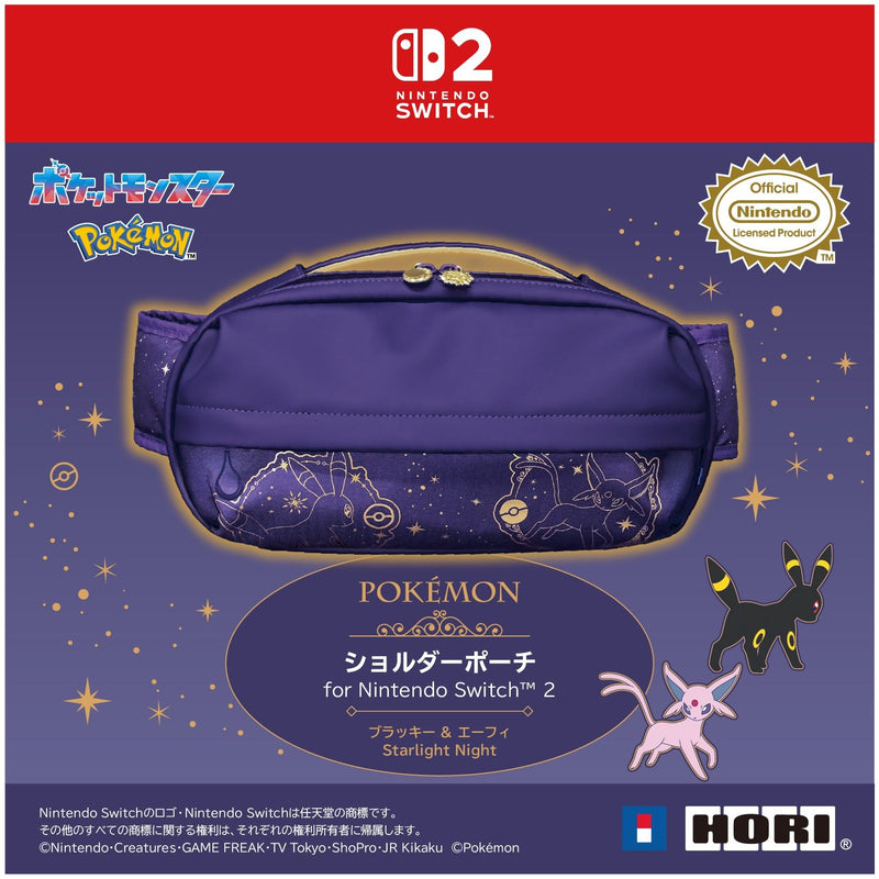 NS2 斜背手提單肩兩用包 (Pokemon 月亮伊布 & 太陽伊布 星光之夜, HORI)-1
