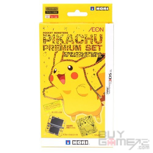 3DS New 3DS LL Pokemon Pikachu Premium Set (HORI) Japanese