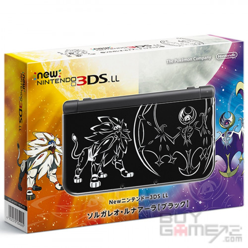 Pokemon Limited New 3DS XL Console ((Solgaleo Lunala Black Edition) US Limited