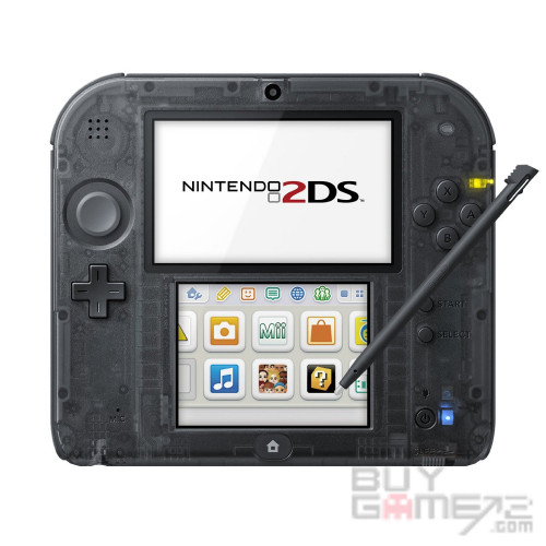 Nintendo 2DS Handheld System (Clear Black) Japanese