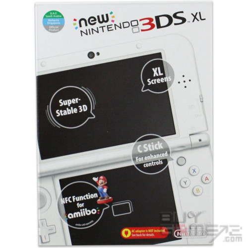 NEW 3DS XL 主機 (白色) 美版