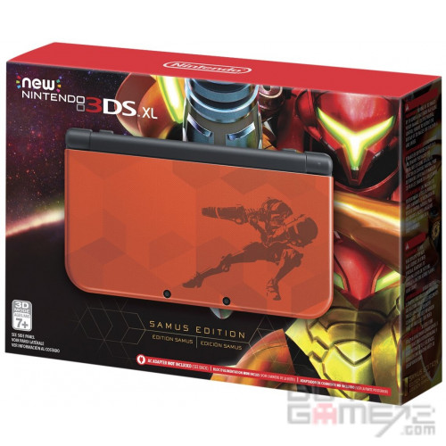 银河战士限定版New 3DS XL 主机 美國限定版