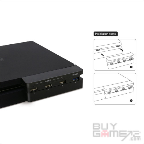 PS4 Slim Console Intelligent Cooling Fan + USB Hub (DOBE) NIL