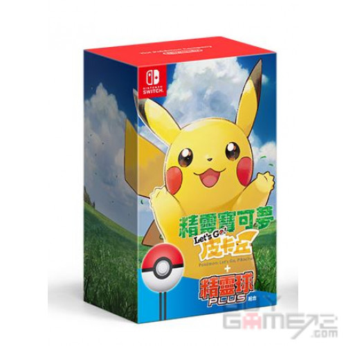 Pokemon Let's Go! 比卡超版 + 精靈球 Plus (套裝) 香港版
