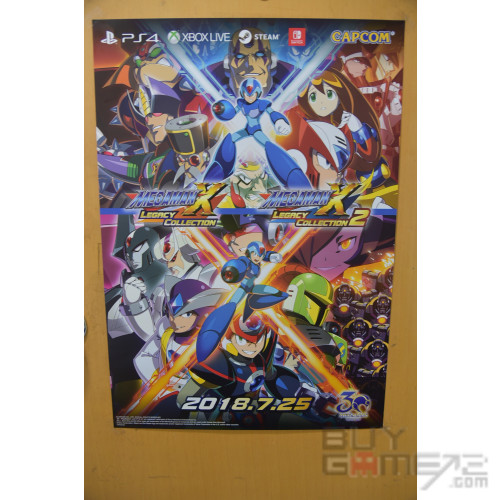 Mega Man Legacy Collection 1 + 2 limited Official Large Poster US