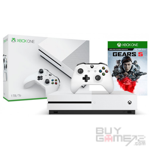 XBox One S 1TB 白色主機 + 戰爭機器 5 遊戲 (套裝) 香港版