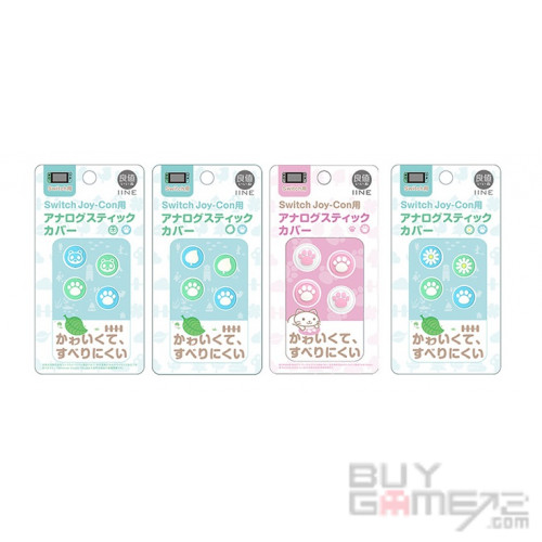 Cat Analog Stick Cover Cap 2 Pairs (Animal Crossing Color, Pink Paw, LLNE) Hong Kong