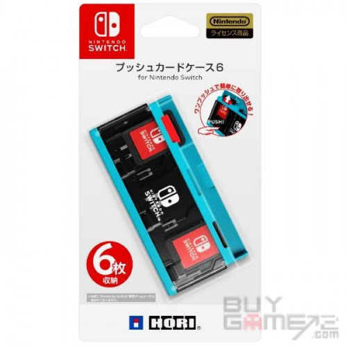 推开式便携游戏卡盒6 (蓝, HORI) 日本版