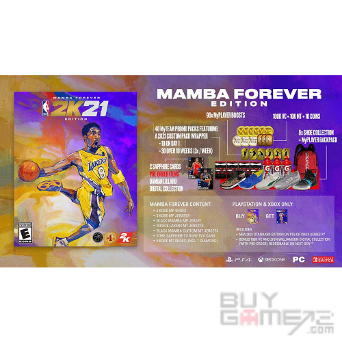 NBA 2K21（永怀曼巴版） 美國限定版