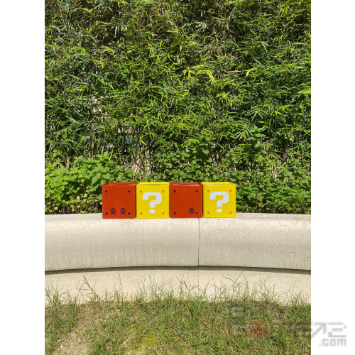 Super Mario 問號磚儲物金屬罐 香港限定版
