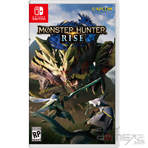 Switch Console + Game Bundle (Monster Hunter Rise Limited) JAP limited