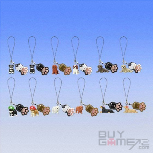 nintendogs Figure with Cleaner Strap Part 2 (Set) Japanese