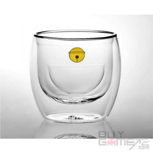 多啦A夢正版耐熱雙層玻璃杯 (身) 中國版