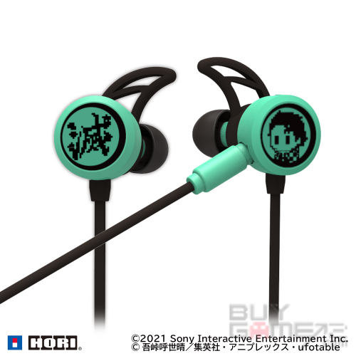 PS4) PS5/ PS4/ PC Demon Slayer: Kimetsu No Yaiba Gaming Headphones in Ear  (Tanjirou, HORI) Japanese