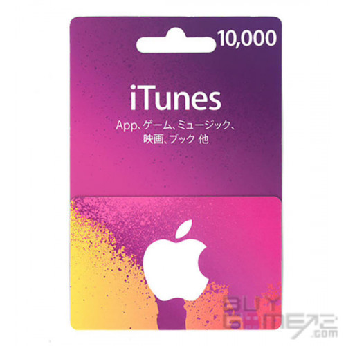 日本iTunes Gift Card 10000 YEN 日版