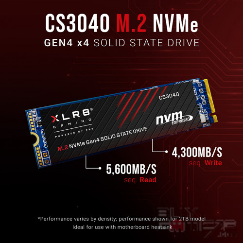 PNY XLR8 CS3040 M2 2280 NVMe Geb 4x4 SSD (2TB) Hong Kong