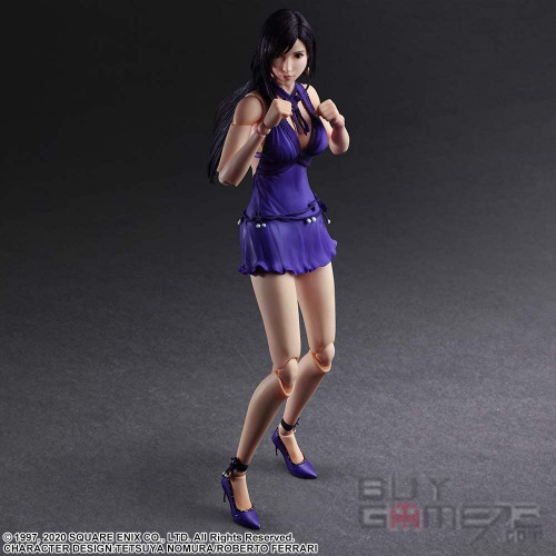 Final Fantasy VII Remake Play Arts kai Tifa Dress Version Figure Japanese