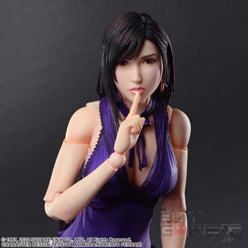 Final Fantasy VII Remake Play Arts kai Tifa Dress Version Figure Japanese