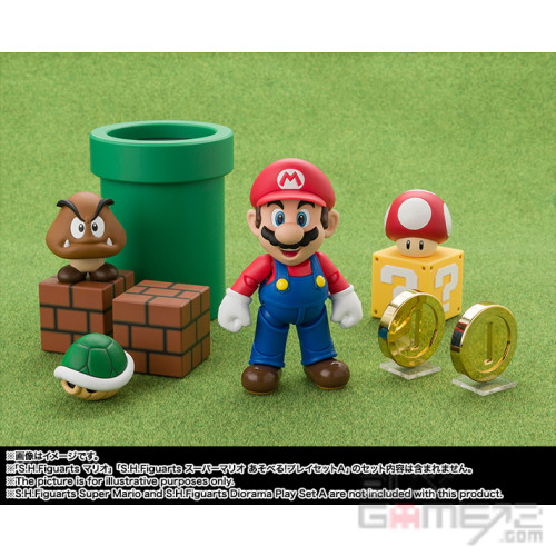 BANDAI S.H. Figure: Play Super Mario Japanese
