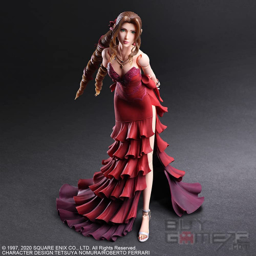 Final Fantasy VII Remake Play Arts kai Aerith Dress Version Figure Japanese