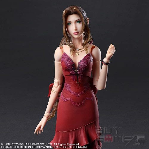 Final Fantasy VII Remake Play Arts kai Aerith Dress Version Figure Japanese