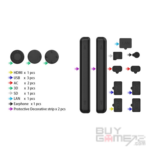 Switch OLED 主機防塵套裝 (DOBE) 香港版