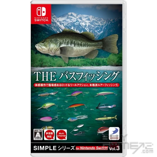 THE Bass Fishing Simple Series Vol. 3 Brand New NINTENDO SWITCH Game JP  Release