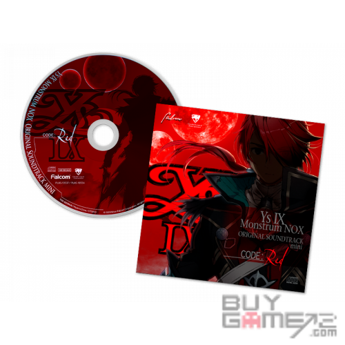 Ys IX: Monstrum NOX Limited Original Soundtrack Mini Code: Red JAP Special Edition