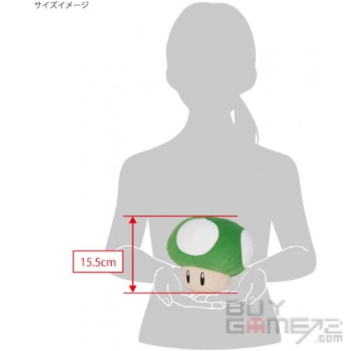 超级玛利欧兄弟 All Star Collection 毛公仔- 1UP 磨菇 (S) 日本版