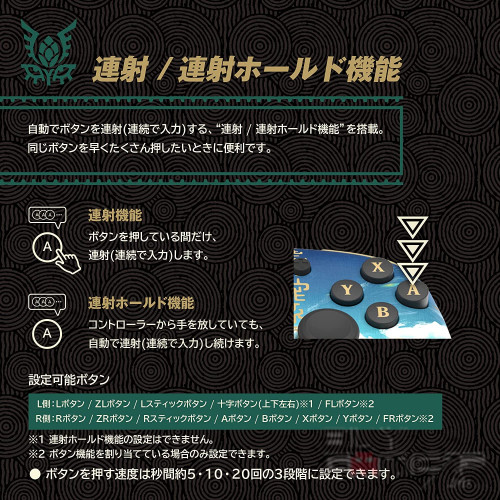 Grip Controller for Switch (萨尔达传说~ 王国之泪, HORI) 香港版