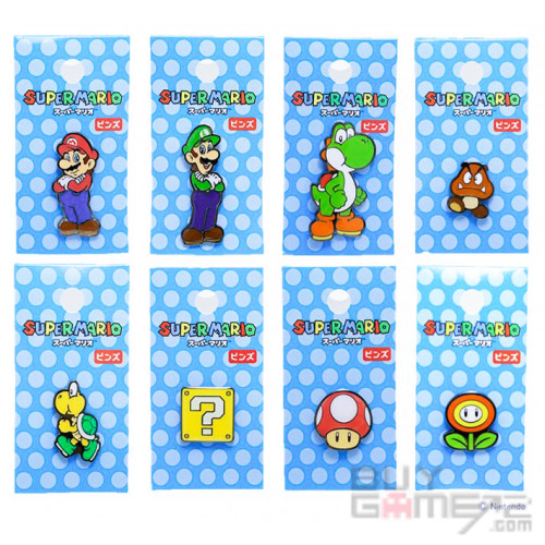 Super Mario Character Pin - Yoshi (Ishikawa Toy) Japanese