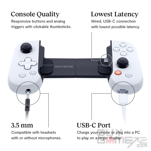 PS5) Backbone One Controller for Android (白色) 香港版