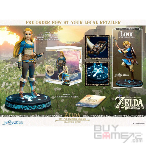 The Legend of Zelda Breath of the Wild: Zelda PVC Statue with LED (First 4 Figures Collector's Edition) US
