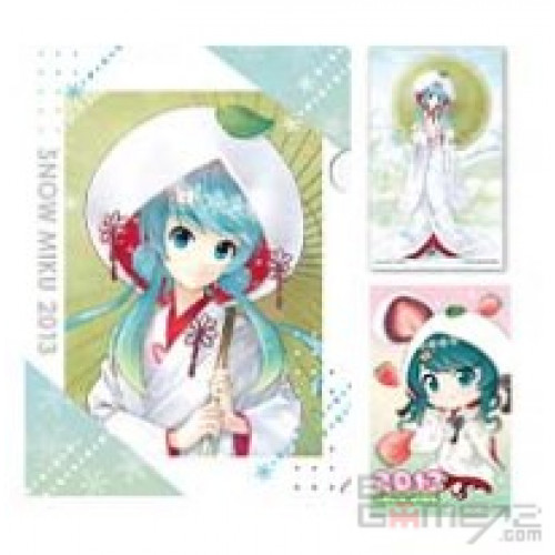 Snow Miku 2024- 2nd Season Ichiban Kuji J Prize: 2013 A4 Folder + Stickers Japanese