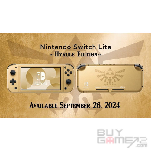 任天堂 Switch Lite 主機 (薩爾達傳說 Hyrule Edition, 香港行貨) 香港限定版