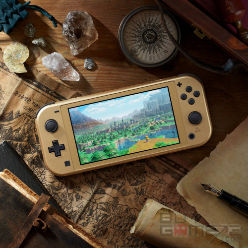 任天堂 Switch Lite 主機 (薩爾達傳說 Hyrule Edition, 香港行貨) 香港限定版