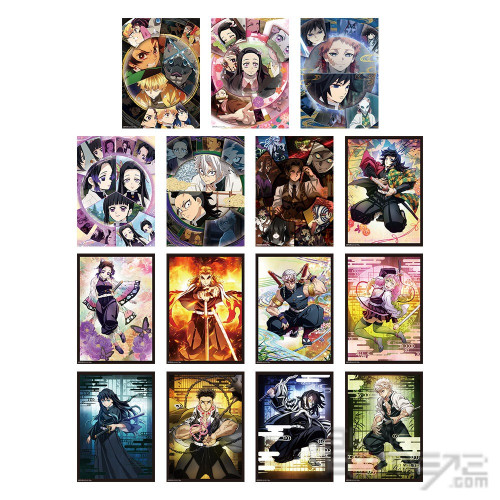 Figures 及超合金) 一番賞- 鬼滅之刃- 柱訓練篇: F賞透明A3海報日版