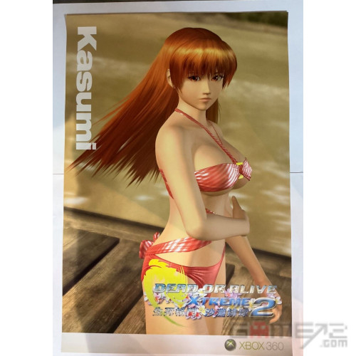 Dead or Alive Xtreme 2 Kasumi Original Large Poster Hong Kong