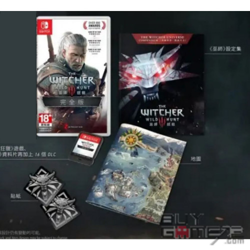 巫師 3: 狂獵 完全版 + 明信片套裝 香港特典版