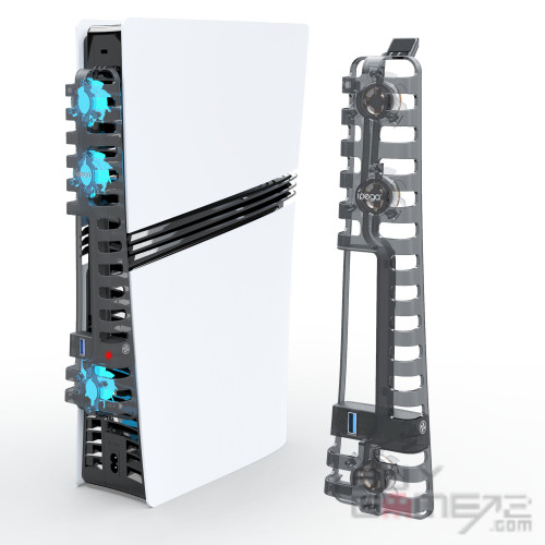 PS5 Pro/ Slim 主機通用LED 發光智能控溫散熱扇 (iPEGA) 香港版