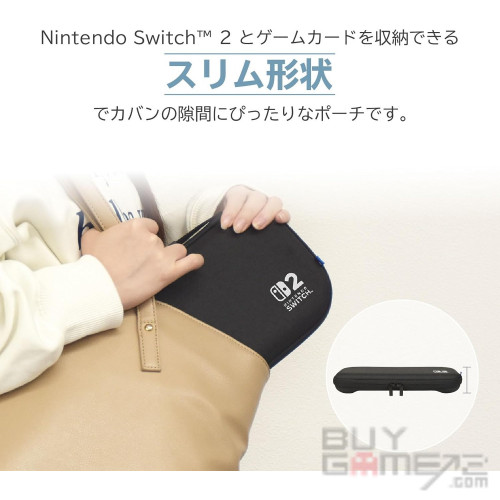 HORI 轻薄硬壳主机保护包Plus (靛蓝色) 日本版