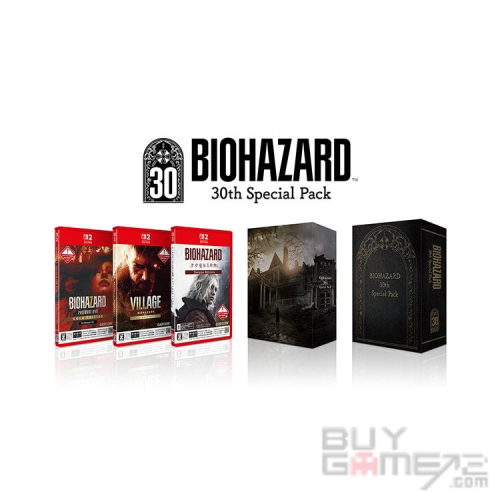 BIOHAZARD グッズセット（９点） NS2) Biohazard 7+8+9 (Biohazard 30th Special Pack) JAP limited