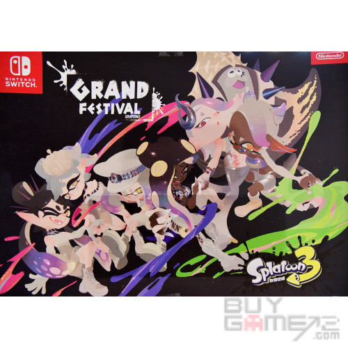 Poster) Splatoon 3 official Poster (Grand Festival) Hong Kong