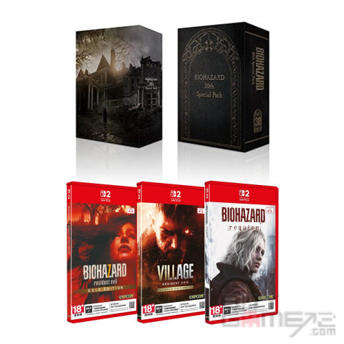 NS2) Resident Evil 7+8+9 (30週年紀念特別版) 香港限定版