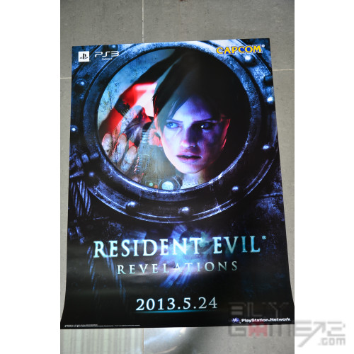 Biohazard Revelations Unveiled Edition 原装官方大海报 日本版