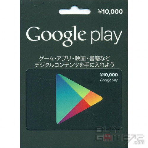 Google Play Gift Card (10000 Yen) Japanese